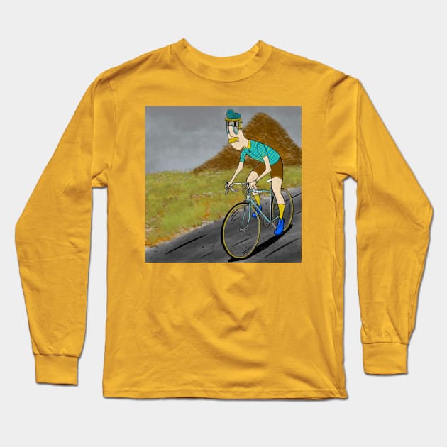 Road Cycling Nerd Long Sleeve T-Shirt by cyclingnerd